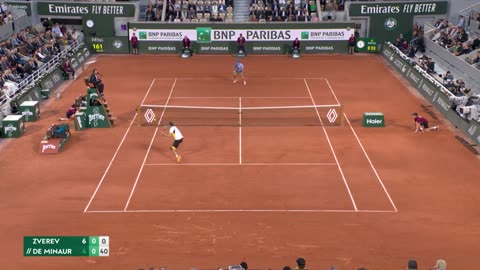 Alexander Zverev vs Alex De Minaur /Quarter-Final /French Open 2024 Extended Highlights
