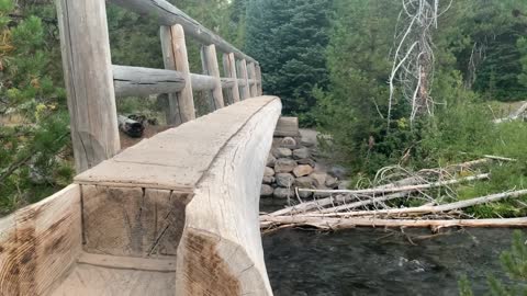 Central Oregon - Three Sisters Wilderness - Creek Bridge