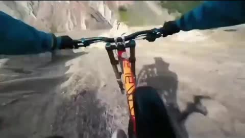 Extreme bicycle speed drop