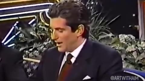 JFK Jr. Reads Monica Lewinsky's childhood poem about being a Pizza