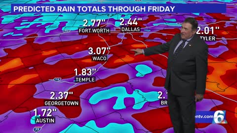 Rain & thunder for Thanksgiving Central Texas Forecast