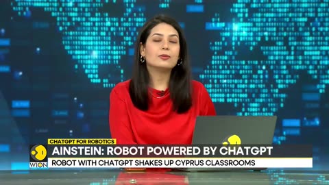 Robot with chatgpt shakes up cyprus classroom