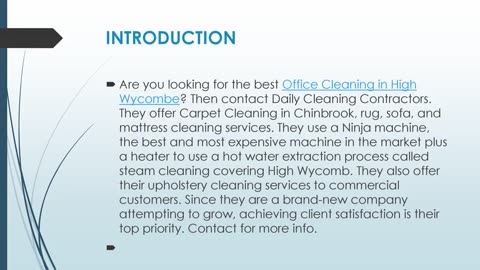 Best Office Cleaning in High Wycombe.