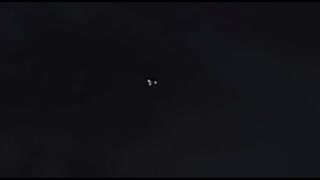 Unidentified flying object hovering over Townsville, Australia