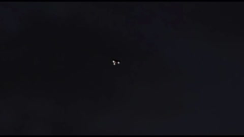 Unidentified flying object hovering over Townsville, Australia