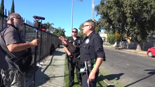 Unlawfully Arrested For Filming In Public By LAPD Tyrants - 1st Amendment Audit