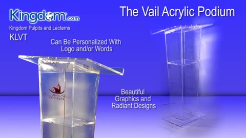 Vail - Acrylic Podium Lectern Pulpit KLVT