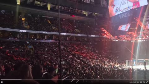 Huge Crowd in Packed Arena Chants ‘F*ck Trudeau’ at UFC Event in Canada