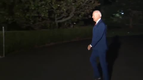 Shuffler-in-Chief: Biden Looks TOTALLY Lost Walking from Helicopter to White House [WATCH]