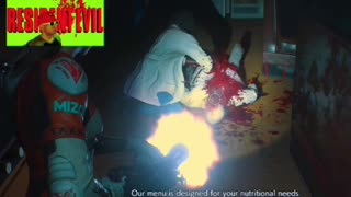 Resident Evil 2 Remake - Claire Redfield head explosion. this zombie meat Made me hungry. Delicious