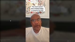Racism-Kevin Sharkey-A blackman, admits he sees most racism in Ireland against the Irish (5-07-23)