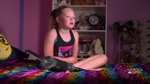 Young Gymnast With Prosthetic Leg Is Breaking Boundaries | NBC Nightly News