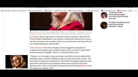 Liz Cheney wants Demoncrats to win in 2024