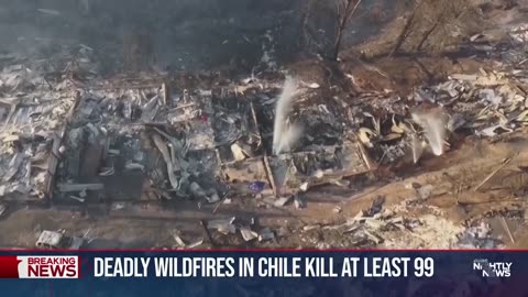 Firefighters battle deadly wildfires in Chile