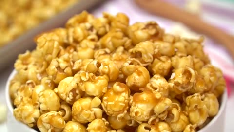 How To Make Homemade Caramel Popcorn Recipe Video