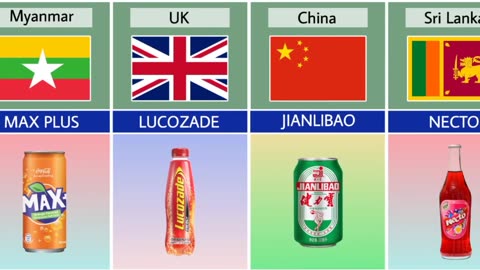 Soft Drink From Different Countries