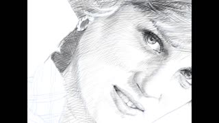 Sketching Princess Diana