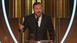 Never forget: Ricky Gervais ROASTS CCP-loving Apple CEO to his face