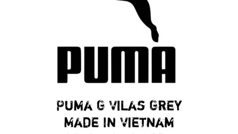 Puma G Vilas Grey Made In Vietnam Premium Import BNIB