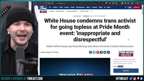 White House CONDEMNS Trans Activists For Going Topless At White House Pride Event In SHOCKING Rebuke