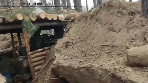 Video of the tank’s combat operation from the front line along Ukrainian positions.