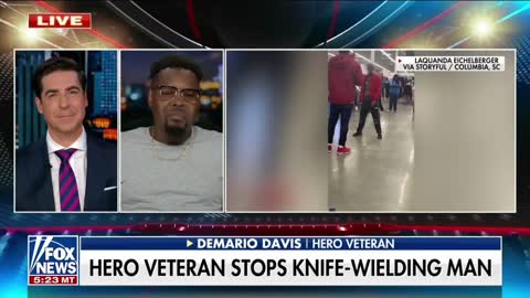 Knife-Wielding Lunatic F's Around In A Walmart, Hero Veteran Helps Him Find Out - Jesse Watters