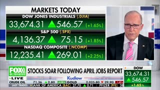 'The Market Is Smarter Than Biden': Larry Kudlow Rips Biden Over Jobs Report, Spending