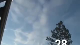 Chemtrails in fast motion!