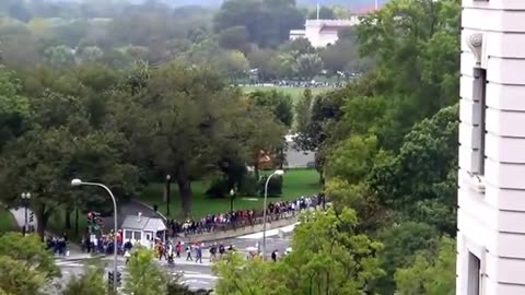 Somewhere Beyond the Barrycades, at the Million Vet March 10-13-2013