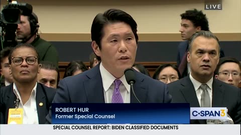 Special Counsel Robert Hur confirmed Biden broke the law
