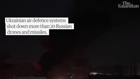 💥Footage of the attack on a military facility in Kiev