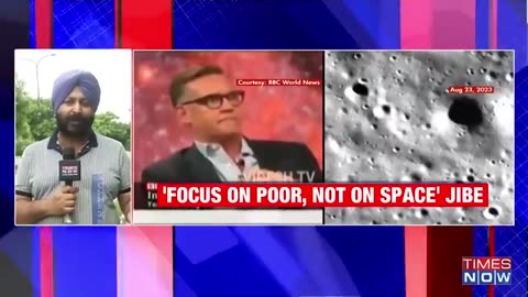 Chandrayasn-3: British media targets India. UK news anchor says India shouldn't ask for foreign aid