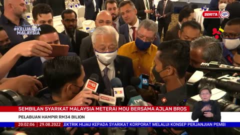 29 OGOS 2022 – BERITA PERDANA – SEMBILAN SYARIKAT MALAYSIA METERAI MOU BERSAMA AJLAN BROS