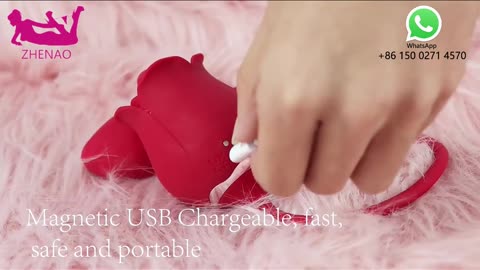 Rose vibrator sex toy for women vibrator licking Clitoris with tongue Stimulator: step by step guide