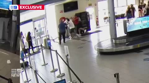 Brawl breaks out at airport