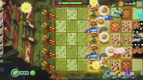 Plants vs Zombies 2 Lost City - Day 30