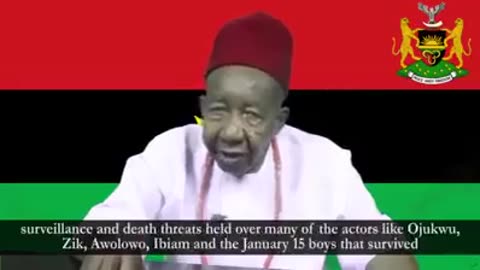 Biafran Elder Statesman and Ex soldier delivered his ordeal after the war