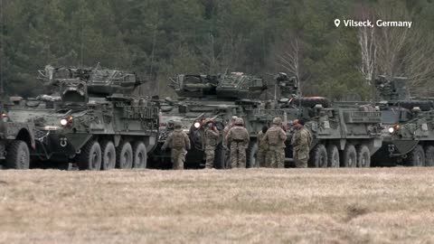 U.S. ups European military presence to reinforce allies