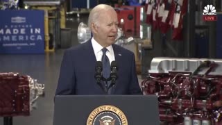 Biden Makes A Fool Of Himself: "Let Me Start With Two Words: Made In America"