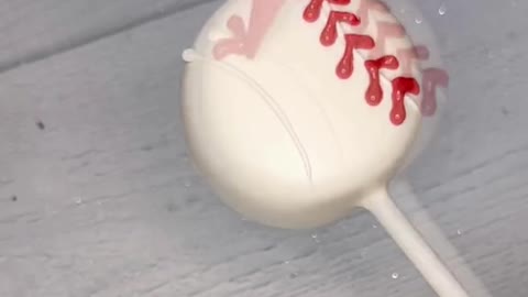 baseball cake pops ⚾️