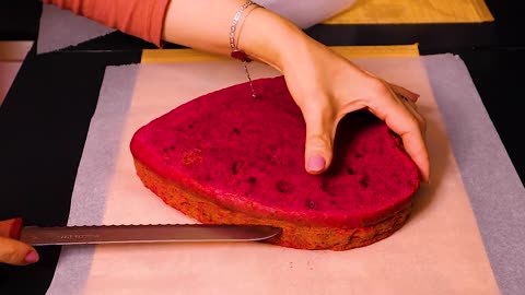 How to make red velvet cake easily ♥️🥀!