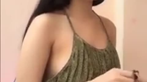 No bra hot and sexy girl