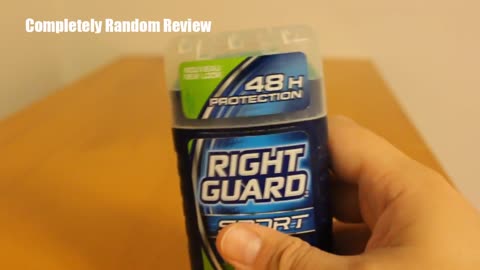 Right Guard Sport Fresh 48 hour protection review GOOD, completely random review