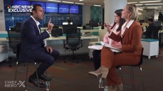 Vivek Does It Again, Flips Script On NBC Reporter As She Has Meltdown On Camera