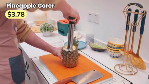 Temu Smart Kitchen Gadgets | Peel And Slice Fruits Like A Pro | Home Series