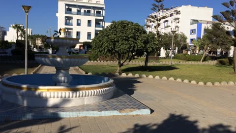 Garden in Asilah City Morocco