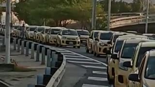 Paro de taxis en Crespo