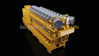 Caterpillar Electric Power 10MW GCM34 Natural Gas Engine