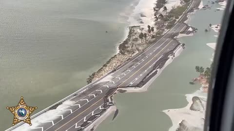 Aerials of Fort Myers, Cape Coral, Bonita Springs, Sanibel after Hurricane Ian