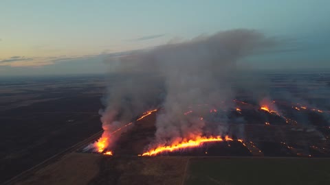 Prairie Fire - State Park Missouri